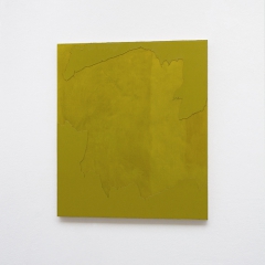 GRÜOC-H4 (100712), 2012 Öl, Lack, MDF 58 x 50 cm
